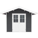 Abri de jardin en bois composite 28mm anthracite 7,78m² PREMIUM - Woodlife Garden
