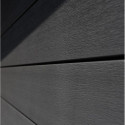 Abri de jardin en bois composite 28mm anthracite 7,78m² PREMIUM - Woodlife Garden