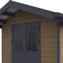 Abri de jardin en bois composite 28mm aspect bois 7,78m² PREMIUM - Woodlife Garden