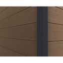 Abri de jardin en bois composite 28mm aspect bois 7,78m² PREMIUM - Woodlife Garden