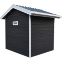 Abri de jardin en bois composite 28mm anthracite 4,77m² PREMIUM - Woodlife Garden