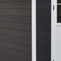 Abri de jardin en bois composite 28mm anthracite 4,77m² PREMIUM - Woodlife Garden