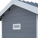 Abri de jardin en bois composite 28mm gris clair 4,77m² PREMIUM - Woodlife Garden