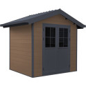 Abri de jardin en bois composite 28mm aspect bois 4,77m² PREMIUM - Woodlife Garden