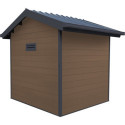 Abri de jardin en bois composite 28mm aspect bois 4,77m² PREMIUM - Woodlife Garden