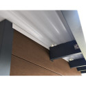 Abri de jardin en bois composite 28mm aspect bois 4,41m² PREMIUM toit plat - Woodlife Garden