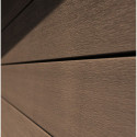 Abri de jardin en bois composite 28mm aspect bois 4,41m² PREMIUM toit plat - Woodlife Garden