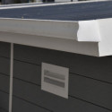 Kit gouttières blanc - pack prêt à la pose pour abri PREMIUM Woodlife Garden monopente de largeur 3m 