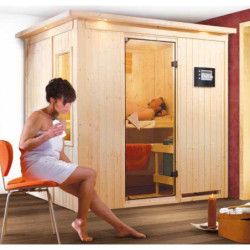Sauna traditionnel Fanja Plug &Play - 4 places 68mm KARIBU