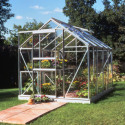 Serre de jardin 5m² en aluminium et verre horticole Popular - Halls