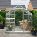 Serre de jardin 5m² en aluminium et verre horticole Popular - Halls