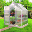 Serre de jardin Venus 2,5m² en aluminium et panneaux de polycarbonate 6mm - Vitavia