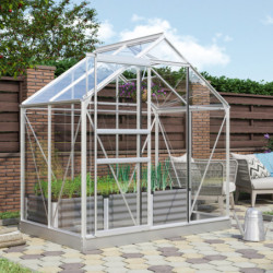 Serre de jardin Venus 2,5m² en aluminium et verre de sécurité 3mm - Vitavia