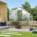 Serre de jardin Venus 2,5m² en aluminium et verre de sécurité 3mm - Vitavia