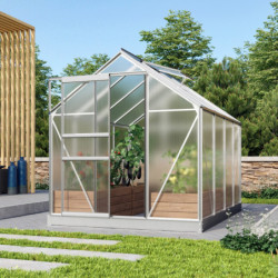 Serre de jardin en alu et polycarbonate 4mm - Venus 5000 - Vitavia