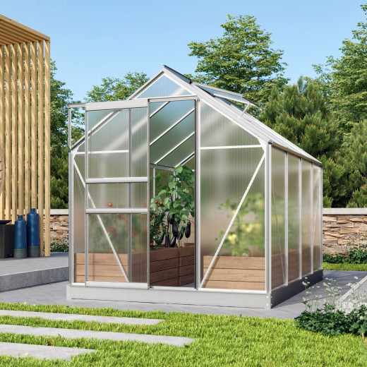 Serre de jardin en alu et polycarbonate 6mm - Venus 5000 - Vitavia