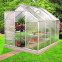 Serre de jardin en alu et polycarbonate 6mm - Venus 5000 - Vitavia