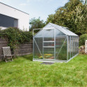 Serre de jardin en alu et polycarbonate 4mm - Venus 6200 - Vitavia