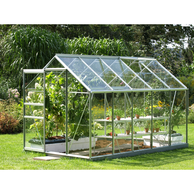 Serre de jardin en alu et verre de sécurité 3mm - Venus 6200 - Vitavia