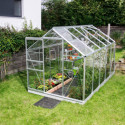 Serre de jardin en alu et verre de sécurité 3mm - Venus 6200 - Vitavia