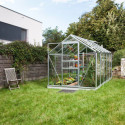 Serre de jardin en alu et verre de sécurité 3mm - Venus 6200 - Vitavia