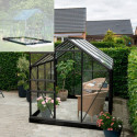 Serre de jardin 5m² en aluminium et verre horticole Popular - Halls