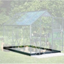 Serre de jardin 5m² en aluminium et verre horticole Popular - Halls