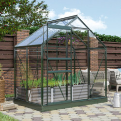 Serre de jardin en alu et verre de sécurité 3mm - Venus 2500 - Vitavia