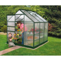 Serre de jardin en alu vert et polycarbonate 4mm - Venus 3800 - Vitavia