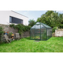 Serre de jardin Venus 6,2m² en alu émeraude et polycarbonate 6mm - Vitavia