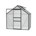 Serre de jardin en alu noir polycarbonate 4mm - Venus 2500 - Vitavia