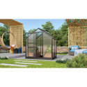 Serre de jardin en alu noir polycarbonate 6mm - Venus 2500 - Vitavia
