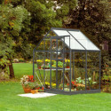 Serre de jardin en alu noir et verre 3mm - Venus 2500 - Vitavia
