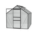 Serre de jardin en alu noir et polycarbonate 6mm - Venus 5000 - Vitavia