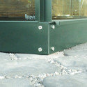 Embase acier galvanisé 5m² pour serre de jardin Vitavia - Vert