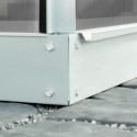 Embase en acier pour les serres de jardin 2,5m² de Vitavia
