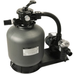 Filtre à sable pour piscines jusque 80m³ avec pompe 900W et pré-filtre Water’Clip