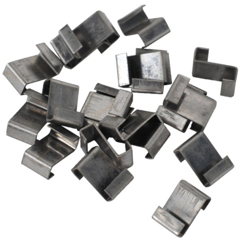 Lot de 40 cavaliers pour vitrage 3mm des serres Natura - Lams