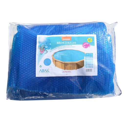 Bâche à bulles en polyéthylène pour piscine ovale 610x360cm - Trigano