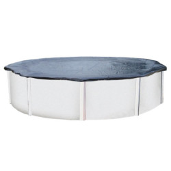 Bâche hiver pour piscines rondes hors sol résine ou métal Ø550-590cm - Trigano