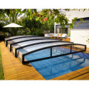 Abri de piscine MAJORCA 8x4m en aluminium et polycarbonate - Palram