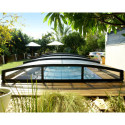 Abri de piscine MAJORCA 8x4m en aluminium et polycarbonate - Palram