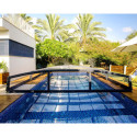 Abri de piscine MAJORCA 8x4m en aluminium et polycarbonate - Palram