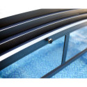Abri de piscine MAJORCA 8x4m en aluminium et polycarbonate - Palram