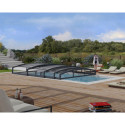 Abri de piscine MAJORCA 8x4m en aluminium et polycarbonate - Palram