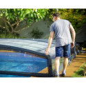 Abri de piscine MAJORCA 8x4m en aluminium et polycarbonate - Palram