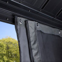 Tonnelle de jardin Messina 298x363cm en aluminium thermolaqué – SOJAG