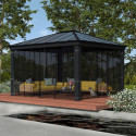 Set de moustiquaires en polyester léger pour pergolas Dallas 4300 de 15,5m² - PALRAM