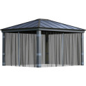 Set de moustiquaires en polyester léger pour pergolas Dallas 4300 de 15,5m² - PALRAM