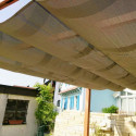 Pergola en aluminium marron clair 350x350cm Florida - PARAGON OUTDOOR